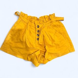 Yellow American Eagle Flowy Shorts